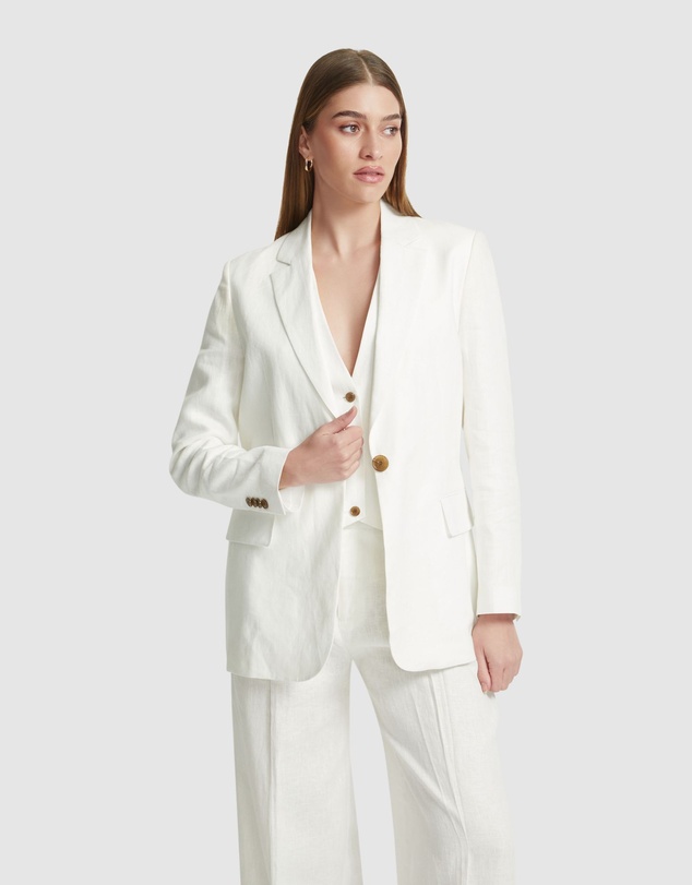 Oxford - Willow Linen Jacket