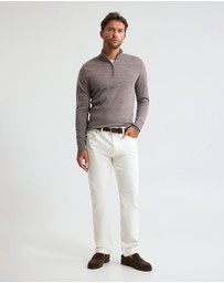 Oxford - Merino Zip-Neck Wool Pullover