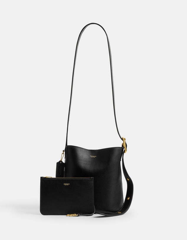 Coach - Natural Grain Leather Bleecker Bucket Bag 21
