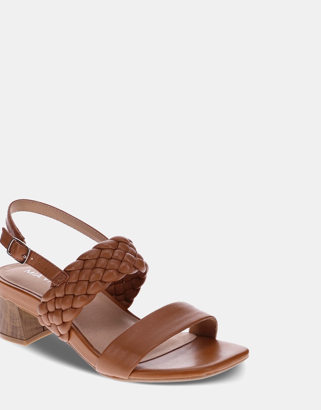Mia Vita - Yuki Heeled Sandal - Tan