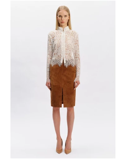 Bardot - Remly Button Front Lace Top