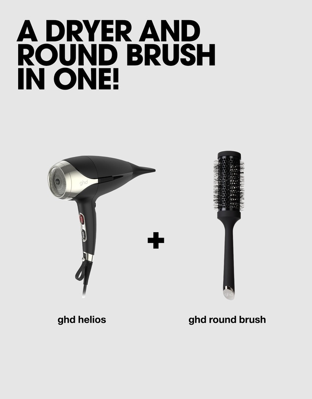 ghd - duet blowdry 2 in 1 Hair Dryer Brush in Black