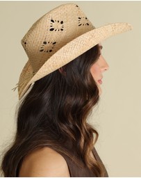 Morgan & Taylor - Morgan Cowboy Fedora in Natural
