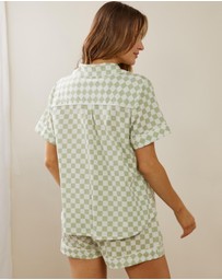 Atmos&Here - Ellie Soft Check PJ Set
