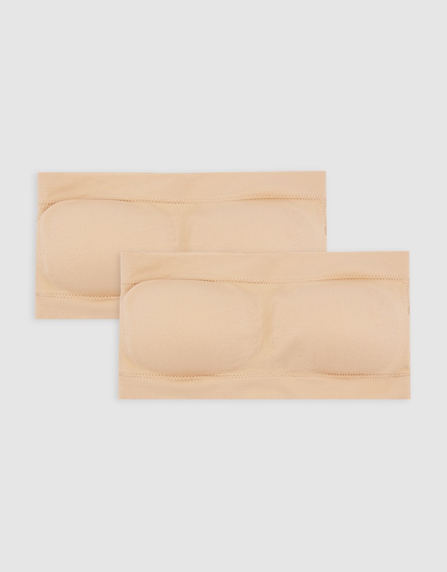 Ambra - 2 Pack Bare Essentials Recycled Nylon Padded Bandeau
