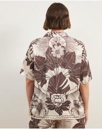 Atmos&Here Curvy - Koa Satin Shirt