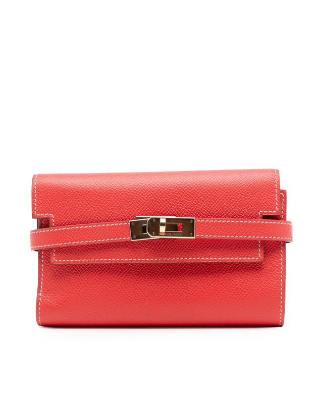 Pre-Loved by Azura Reborn - Pre-Loved Epsom Kelly Depliant Wallet