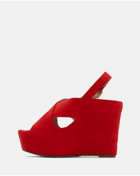 Therapy - Dauphine Red Imit Kid Suede