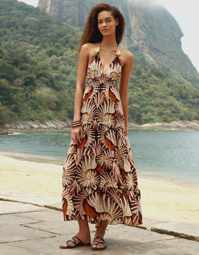 Farm Rio - Knot Sleeveless Maxi Dress