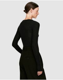 ARKET - Half-Zip Wool Top