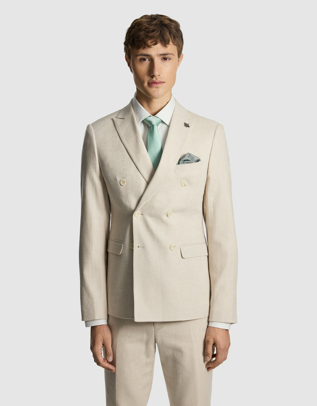 yd. - Carter Double Breasted Suit Jacket
