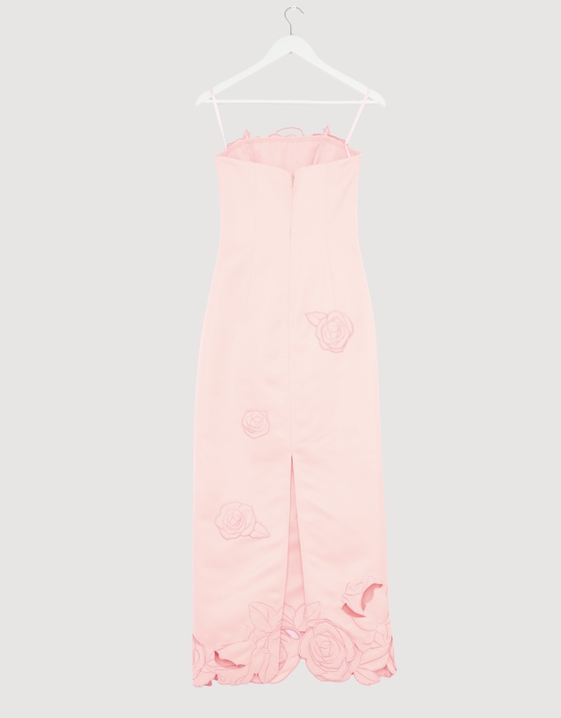 Revibe - Repaired LEO LIN Rayna Applique Bustier Maxi Dress