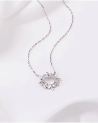 Wanderlust + Co - Sunseeker Silver Necklace