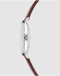 Ted Baker - Staciie Gents Stainless Steel Brown Leather Watch