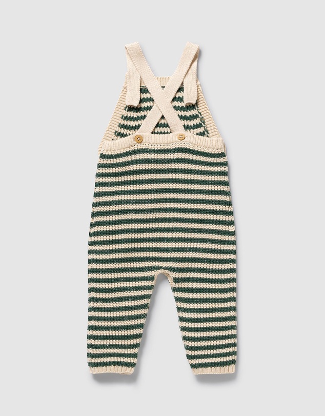 Wilson & Frenchy - Organic Knitted Stripe Overalls - Babies