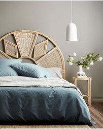 Aura Home - Linen Fringe Throw