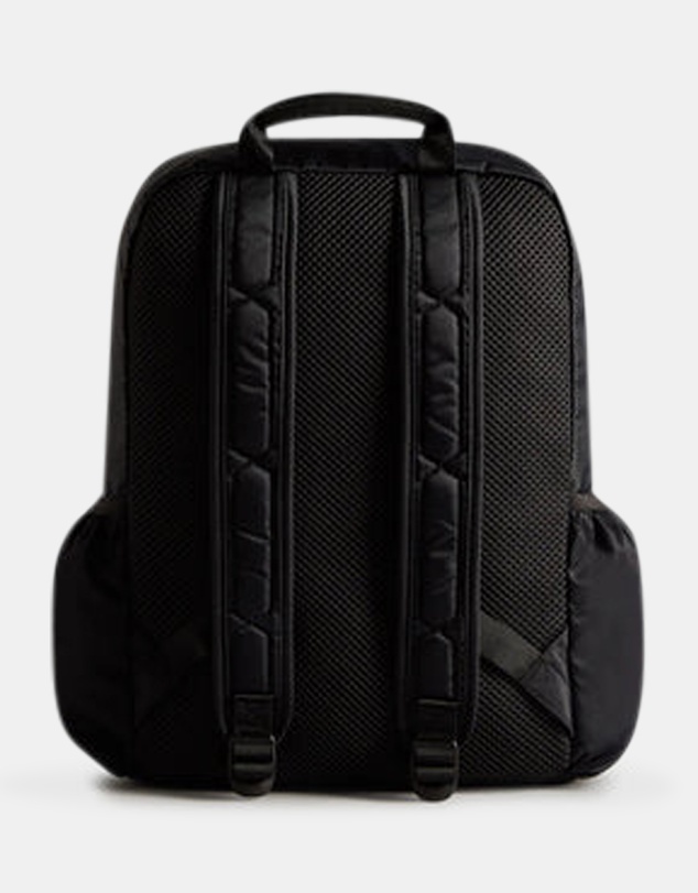 Hunter - Nylon Large Backpack - Black