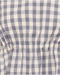 Petal & Pup - Rory Shorts - Slate Blue Gingham