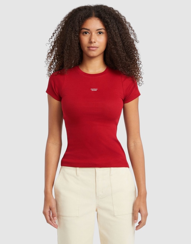 GUESS - GUESS JEANS Slim Short Sleeve Top