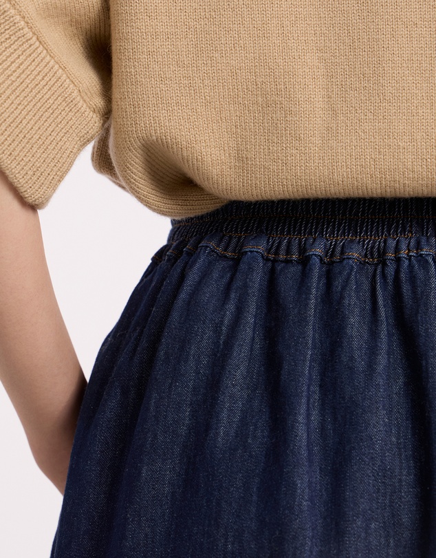 David Lawrence - Mateo Denim Midi Skirt