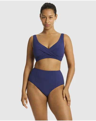 Sea Level Australia - Messina Cross Front Multifit Bra Top