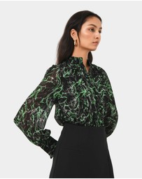 Forcast - Veda Collar Blouse