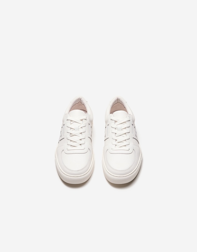 Calibre - Monogram Leather Sneaker White