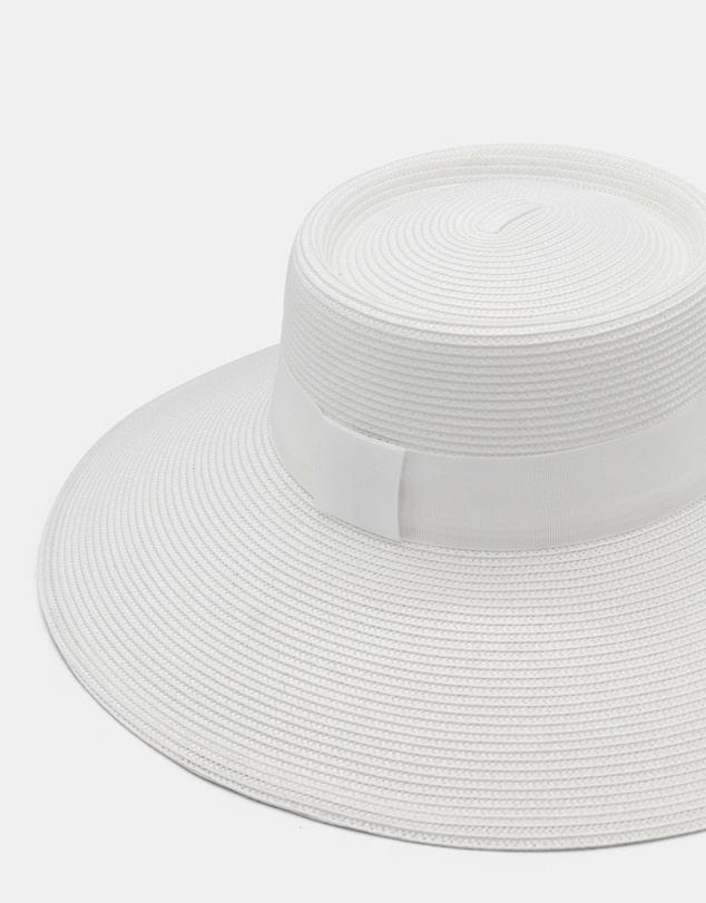 Morgan & Taylor - Gwen Racewear Droop Hat in White