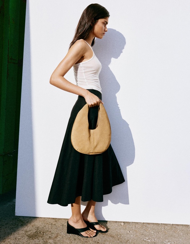 M.N.G - Small Split Leather Bag