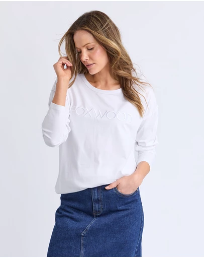 Foxwood - Standard Long Sleeve White