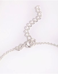 Lovisa - Sterling Silver Cubic Zirconia Flower Bracelet