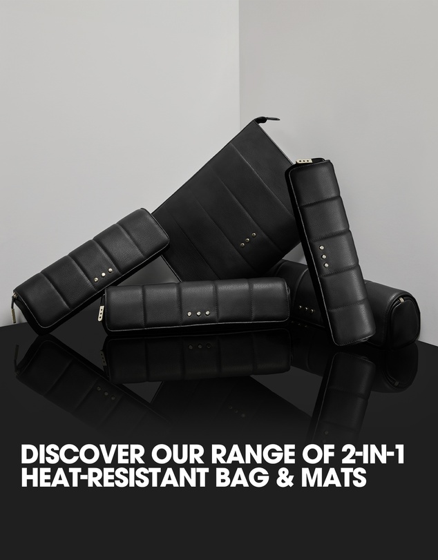 ghd - heat-resistant hot brush bag & mat