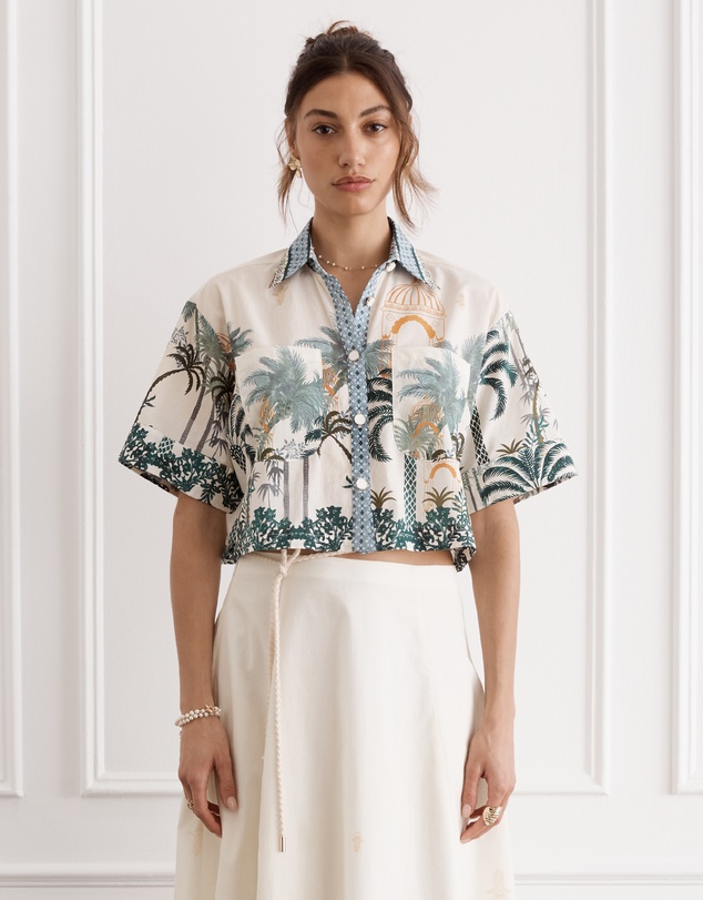 Heaven Australia - Oasis Remi Cropped Shirt