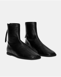 ARKET - Leather Sock Boots - Women's