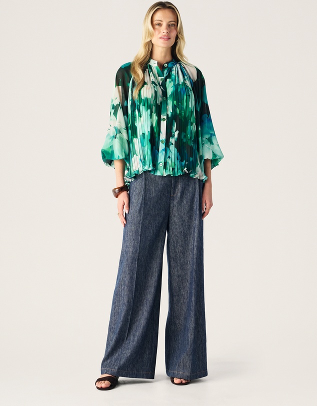 MOS The Label - Verdant Print Blouse