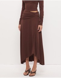 MON RENN - Farah Draped Skirt