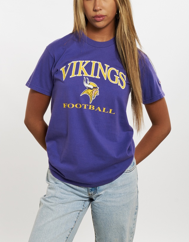 Vintage by The Real Deal - Pre Loved - Vintage Champion NFL Minnesota Vikings Tee
