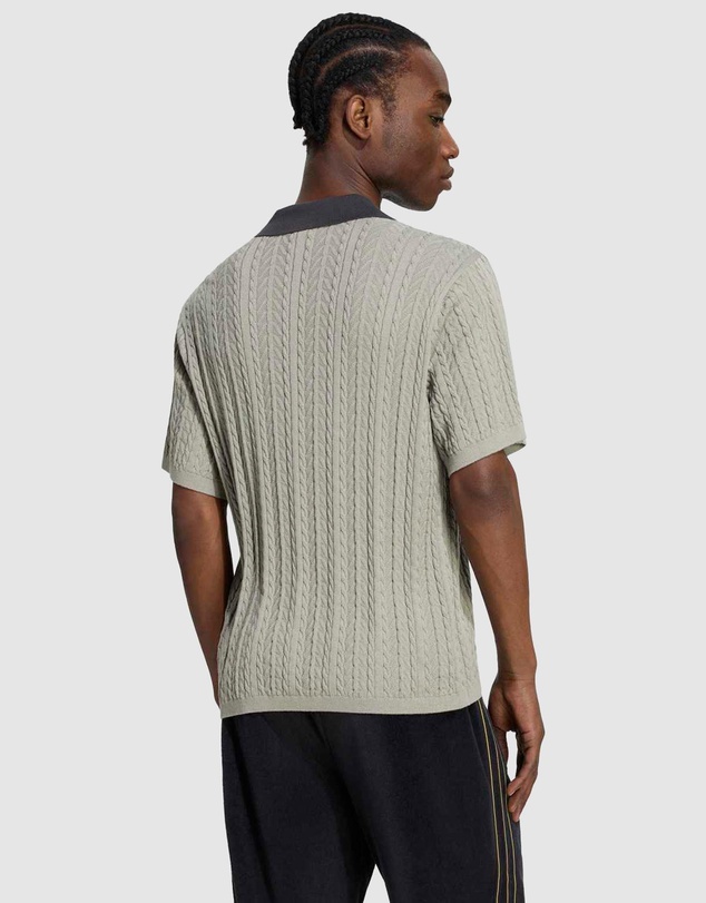 adidas Originals - Cable Knit Football Jersey Polo