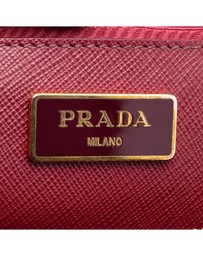 Pre-Loved by Azura Reborn - Pre-Loved Saffiano Lux Galleria Double Zip Front Pocket Satchel