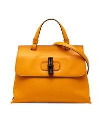 Pre-Loved by Azura Reborn - Pre-Loved Small Leather Bamboo Daily Satchel