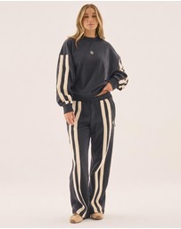 Araminta James - AJ Logo Stripe Pants