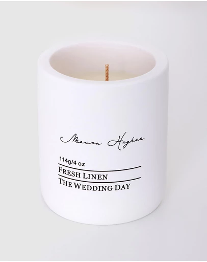 Moira Hughes - The White Label - The Wedding Day Candle