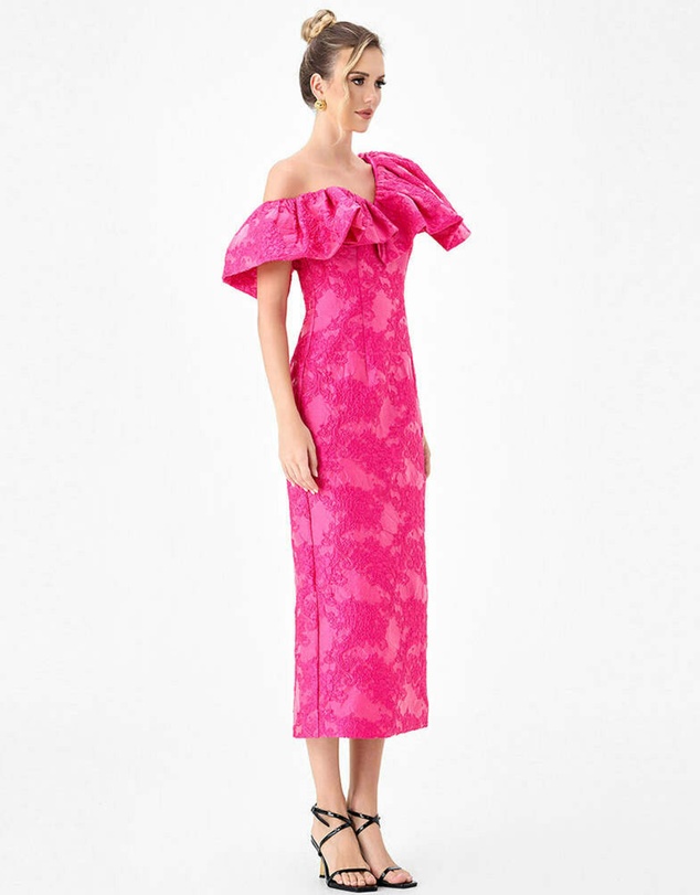 Bariano - Soliel Dramatic Shoulder Column Midi