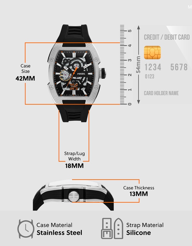 Fossil - Machine X1 Black Analogue Watch