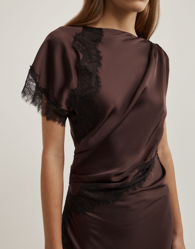 Witchery - Asymmetric Lace Dress