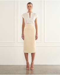 Aqua Blu Australia - Selene Verity Midi Skirt