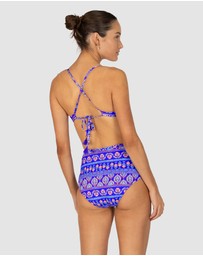 Baku Swimwear - Morocco Longline Fixed Triangle Bikini Bra Top