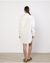 Cirkular - Pre-Loved - Luuda Pinstriped Shirt Dress