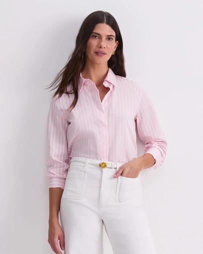 Sportscraft - Hannah Stripe Cotton Silk Shirt