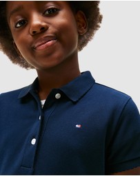 Tommy Hilfiger - Contrast Crew Neck Polo Dress - Kids
